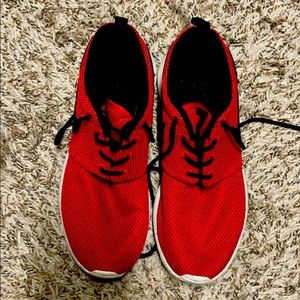 Youth sized Red Nike Rosche